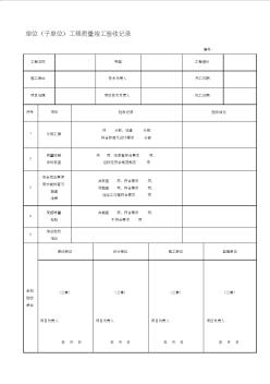 [精选]市政给排水管道工程检验批质量验收记录表--资料