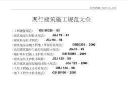 ★现行建筑施工规范目录大全[1]