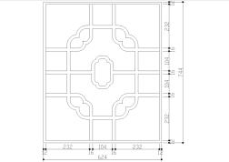 【CAD图纸】装饰装修设计图景窗花格4(精美图例)