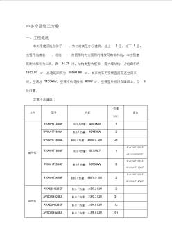 中央空调(多联机)施工方案