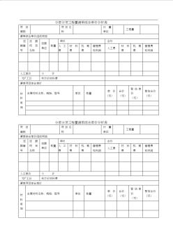 分部分項(xiàng)工程量清單綜合單價(jià)分析表 (4)