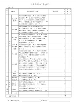 建筑工地现场安全管理检查内容