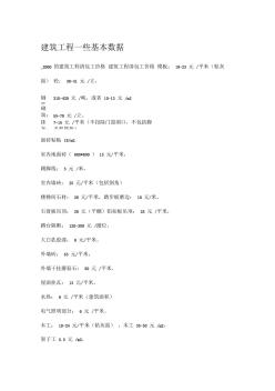 最新最新建筑工程清包工預算(修訂版)精心總結(jié)