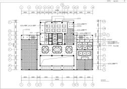 CAD工装餐厅宾馆室内设计施工图宾馆类--大堂(2)