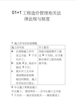 二级造价工程师资格考试基础科目复习资料(1)