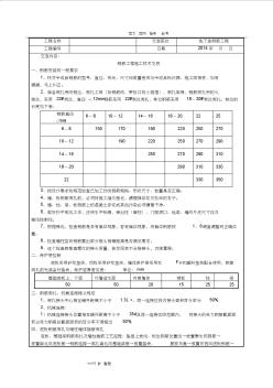 人防地下室鋼筋工程技術(shù)交底記錄
