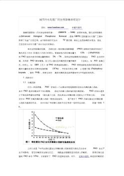 城市污水处理厂的生物除磷系统设计