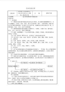 室内铸铁排水管道技术交底