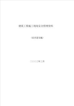 建筑工程施工现场安全管理资料 (2)