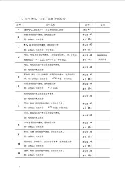 建筑电气工程资料