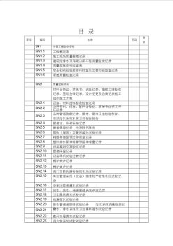 建筑給排水資料目錄