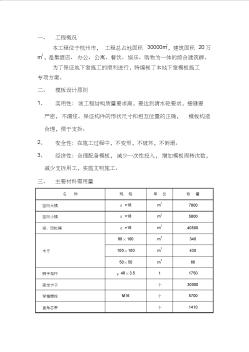 某工程地下室支模施工专项方案