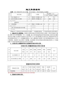 综合单价法和工料单价法工程费用计算示例 (2)