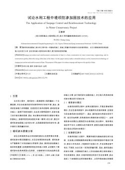 試論水利工程中堤壩防滲加固技術的應用