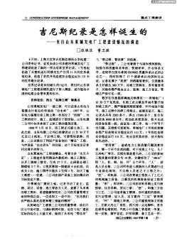 吉尼斯纪录是怎样庭生的:来自山东莱城发电厂工程建设情况的调查