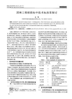 園林工程招投標(biāo)中技術(shù)標(biāo)改革探討