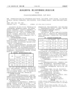 南水北调中线一期工程华柴暗渠工程设计分析