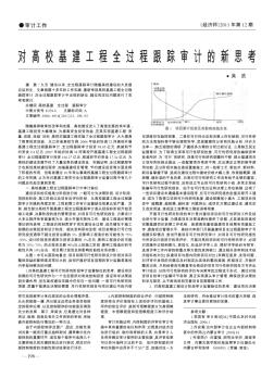 对高校基建工程全过程跟踪审计的新思考