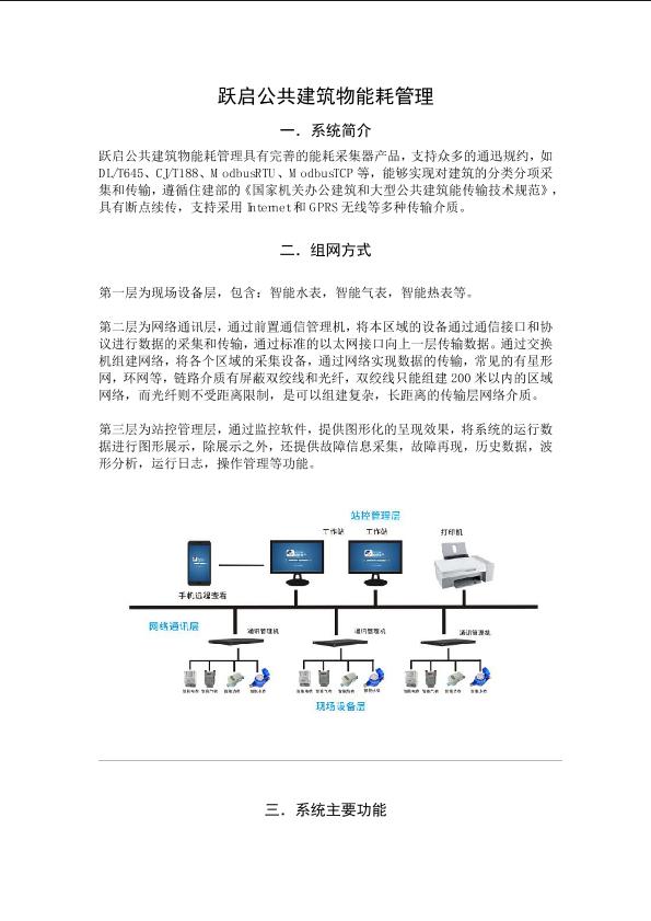 跃启泛在电力物联网边缘计算公共建筑物能耗管理