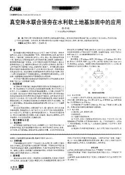 真空降水聯(lián)合強夯在水利軟土地基加固中的應用