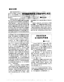 陕西省水利水电工程咨询中心成立