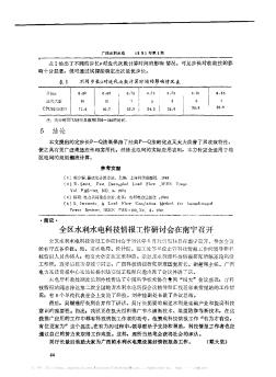 全区水利水电科技情报工作研讨会在南宁召开