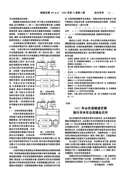 2003年山东省暖通空调制冷学术年会在烟台召开