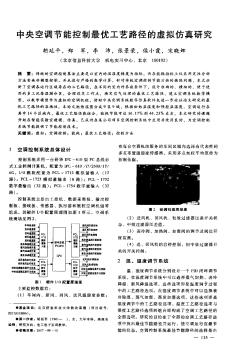 中央空調(diào)節(jié)能控制最優(yōu)工藝路徑的虛擬仿真研究