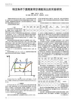 特定條件下提高家用空調(diào)能效比的實驗研究