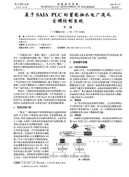 基于SAIA PLC的蓄能抽水电厂通风空调控制系统