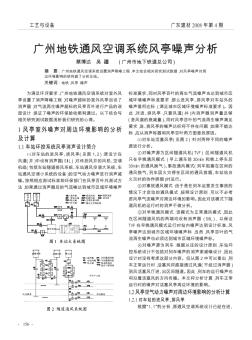 广州地铁通风空调系统风亭噪声分析