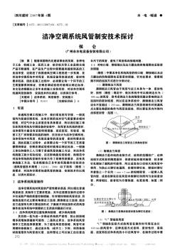 潔凈空調(diào)系統(tǒng)風(fēng)管制安技術(shù)探討