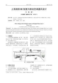 上海地铁M8线复兴路站空调通风设计