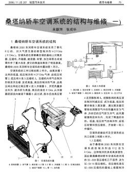 桑塔納轎車空調(diào)系統(tǒng)的結(jié)構(gòu)與維修(一)