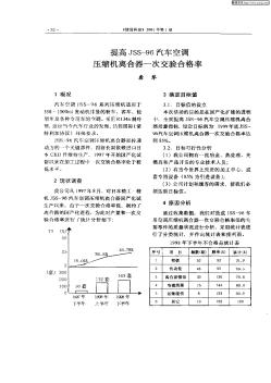 提高JSS—96汽车空调压缩机离合器一次交验合格率