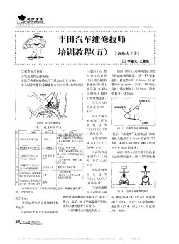 丰田汽车维修技师培训教程(五)——空调系统(中)