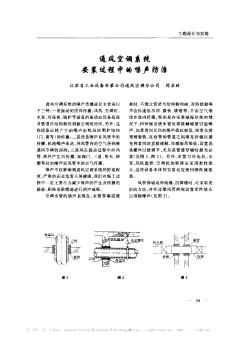 通风空调系统安装过程中的噪声防治