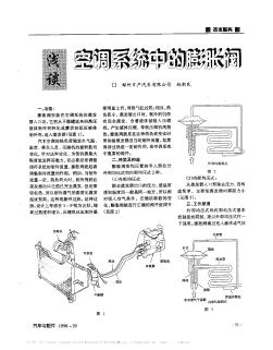 浅谈空调系统中的膨胀阀