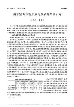 南京空调市场形成与发展的案例研究