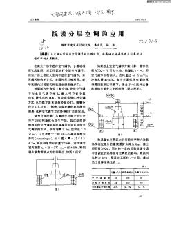 浅谈分层空调的应用