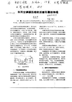 車(chē)用空調(diào)器壓縮機(jī)活塞石墨型鑄造