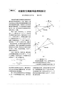 对旅馆空调新风处理的探讨