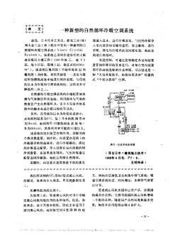 一种新型的自然循环冷暖空调系统