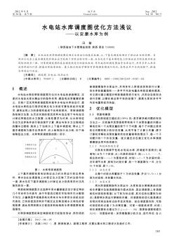 水电站水库调度图优化方法浅议——以安康水库为例