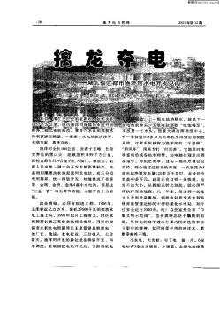 擒龙夺电--湖北省宜都市渔洋河水电开发见闻