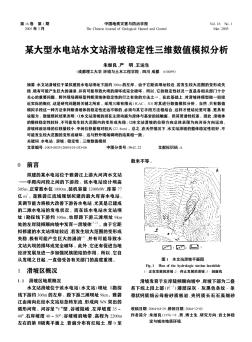 某大型水電站水文站滑坡穩(wěn)定性三維數(shù)值模擬分析