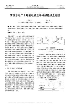 青溪水电厂1号发电机定子端部绝缘盒处理