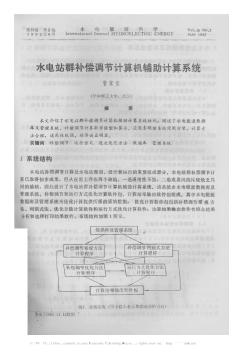 水电站群补偿调节计算机辅助计算系统