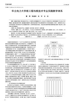 华北电力大学核工程与核技术专业实践教学体系