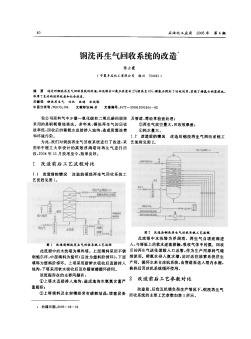 銅洗再生氣回收系統(tǒng)的改造